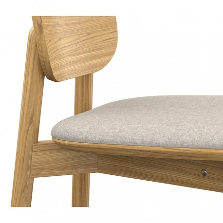 Стул барный saga, рогожка, бежевый