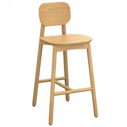 Стул барный saga, ясень