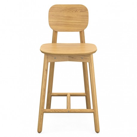 Стул полубарный saga, ясень