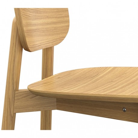 Стул полубарный saga, ясень