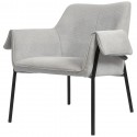Лаунж-кресло aline, шенилл, светло-серое
