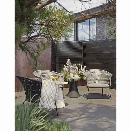 Лаунж-кресло haugen, темно-серое/светло-серое