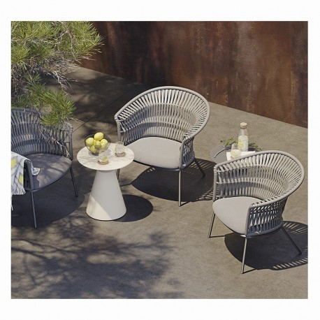 Лаунж-кресло haugen, темно-серое/светло-серое