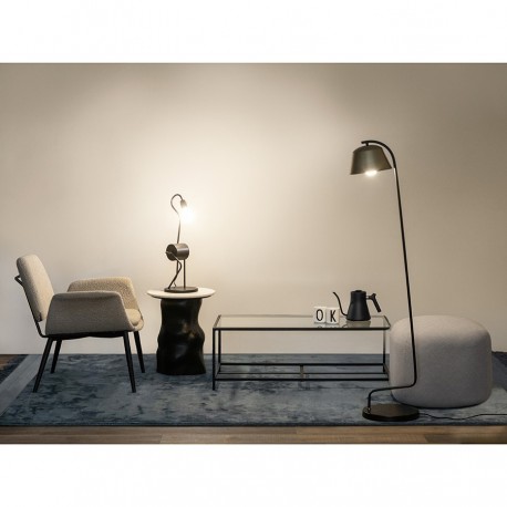 Лаунж-кресло hilde, букле, серо-бежевое