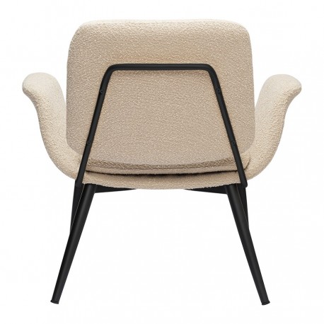 Лаунж-кресло hilde, букле, серо-бежевое