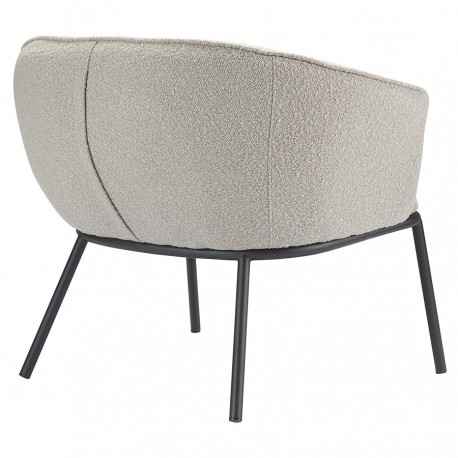 Лаунж-кресло paal, букле, серое