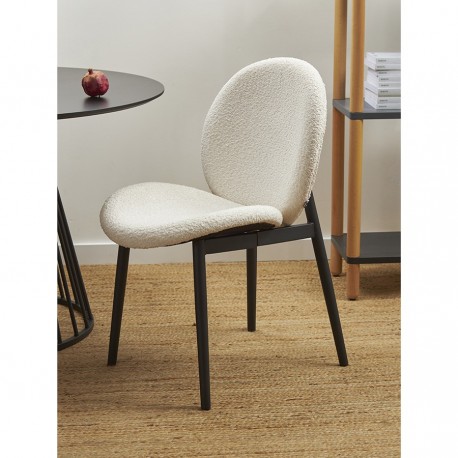 Стул bente, молочно-белый