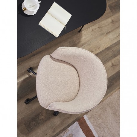 Кресло paal, букле, бежевое