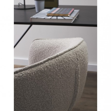 Кресло paal, букле, серое