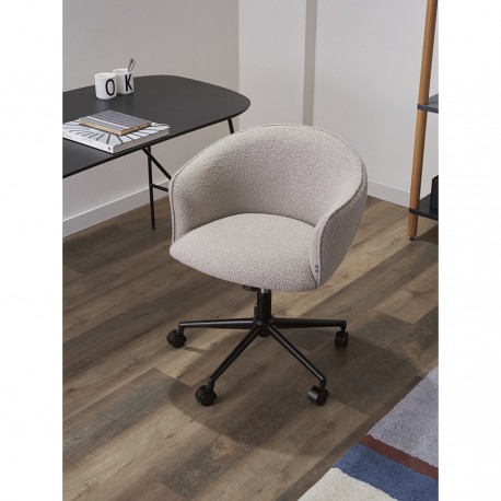 Кресло paal, букле, серое