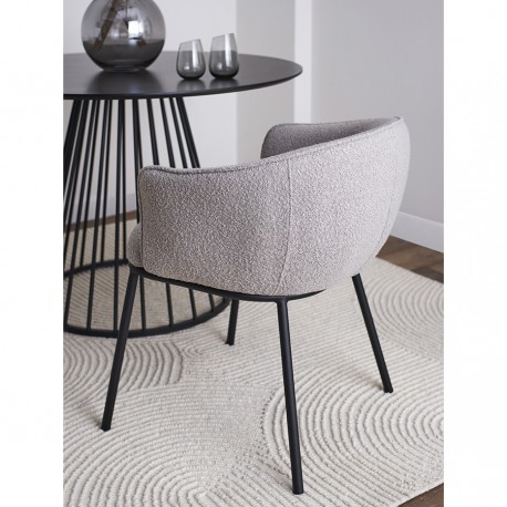 Стул paal, букле, серый