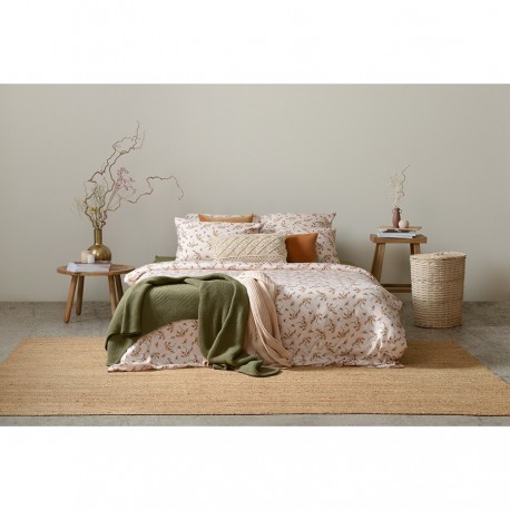 Набор из двух наволочек из сатина с принтом "Степное цветение" из коллекции prairie, 70х70 см