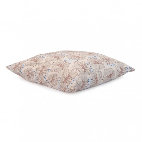 Набор из двух наволочек из сатина с принтом "Цветы" из коллекции prairie, 70х70 см