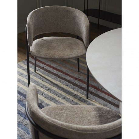 Стул helning, мягкий шенилл, капучино