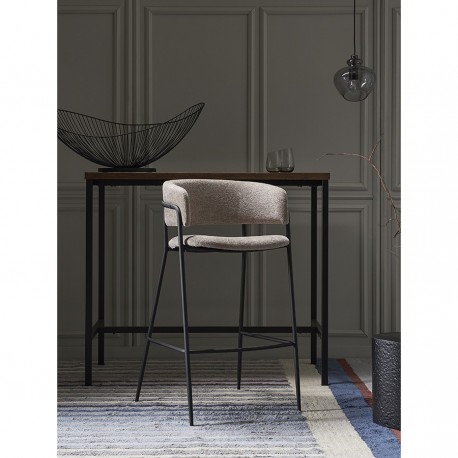 Стул барный helning, мягкий шенилл, капучино