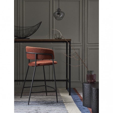 Стул полубарный helning, букле, терракота