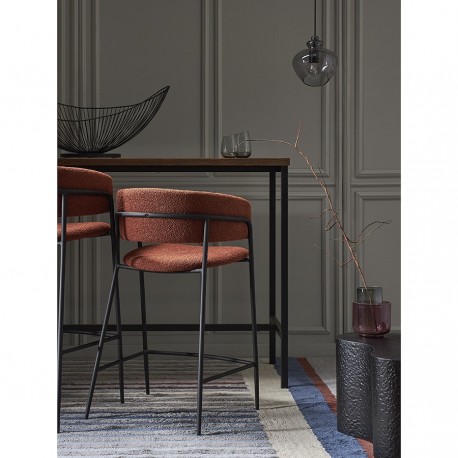 Стул полубарный helning, букле, терракота