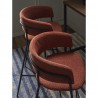 Стул полубарный helning, букле, терракота