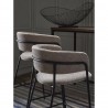 Стул полубарный helning, мягкий шенилл, капучино