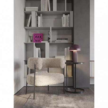 Кресло hugme, букле, миндальное молоко