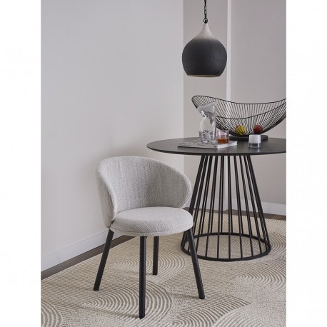 Стул comfy, рогожка, топленое молоко