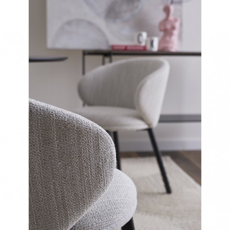 Стул comfy, рогожка, топленое молоко