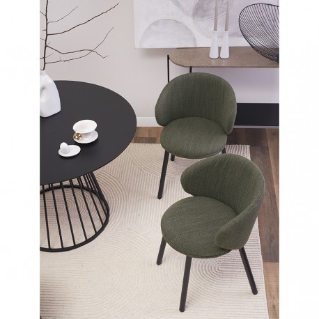 Стул comfy, рогожка, шпинат