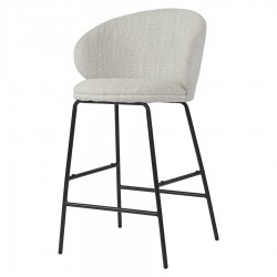 Стул полубарный comfy, рогожка, топленое молоко