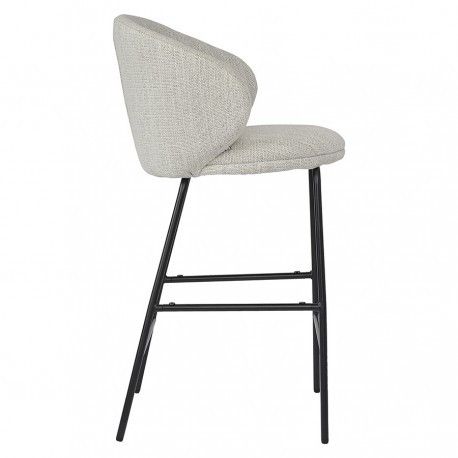 Стул полубарный comfy, рогожка, топленое молоко