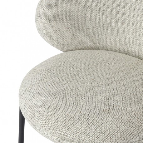 Стул полубарный comfy, рогожка, топленое молоко