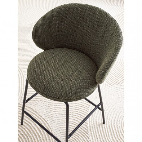 Стул полубарный comfy, рогожка, шпинат