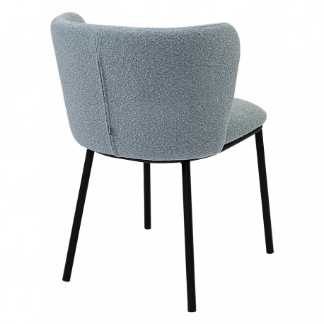 Стул foggy, букле, голубая пудра