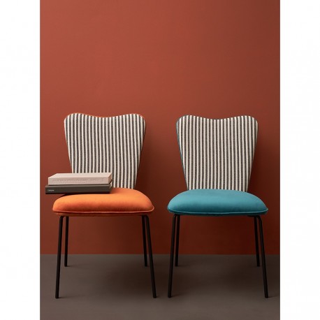 Стул pompadour, велюр, изумрудный