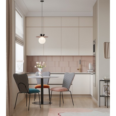 Стул pompadour, велюр, изумрудный