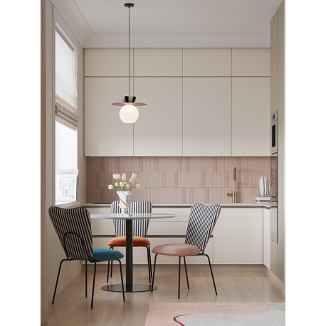 Стул pompadour, велюр, изумрудный