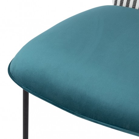 Стул pompadour, велюр, изумрудный