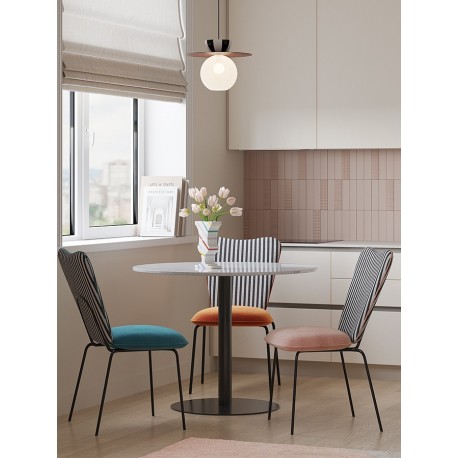 Стул pompadour, велюр, пыльная роза