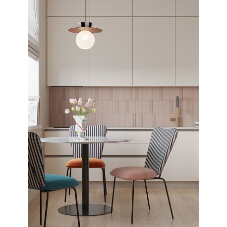 Стул pompadour, велюр, пыльная роза