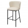 Стул барный foggy, букле, молочный