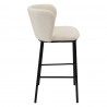 Стул барный foggy, букле, молочный
