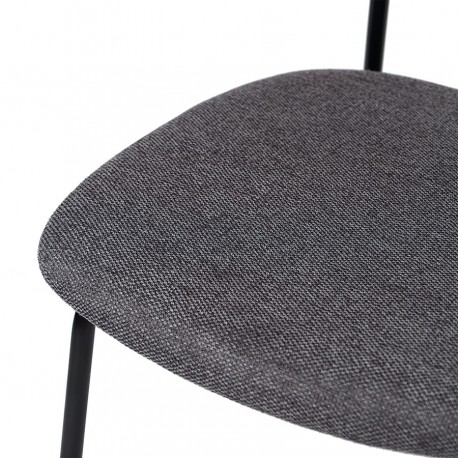 Стул tilla, рогожка, дымчато-серый