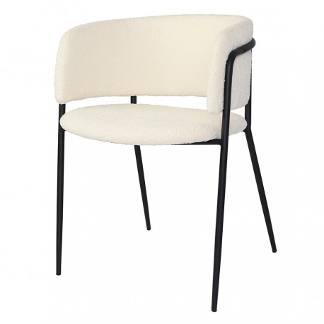 Стул helning, альпака, молочный