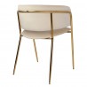 Стул helning, велюр, латунь/бежевый