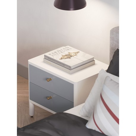 Тумба прикроватная saga, hordur, 55х40х50 см, белая