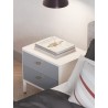 Тумба прикроватная saga, hordur, 55х40х50 см, белая