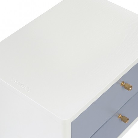 Тумба прикроватная saga, hordur, 55х40х50 см, белая