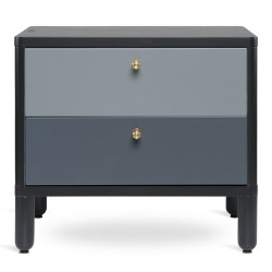 Тумба прикроватная saga, hordur, 55х40х50 см, черная