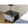 Тумба прикроватная saga, hordur, 55х40х50 см, черная
