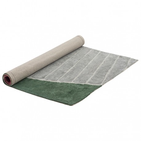 Ковер из хлопка с рисунком tea plantation из коллекции terra, 160х230 см