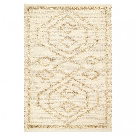 Ковер из джута и переработанного хлопка kolkata из коллекции ethnic, 120х180см